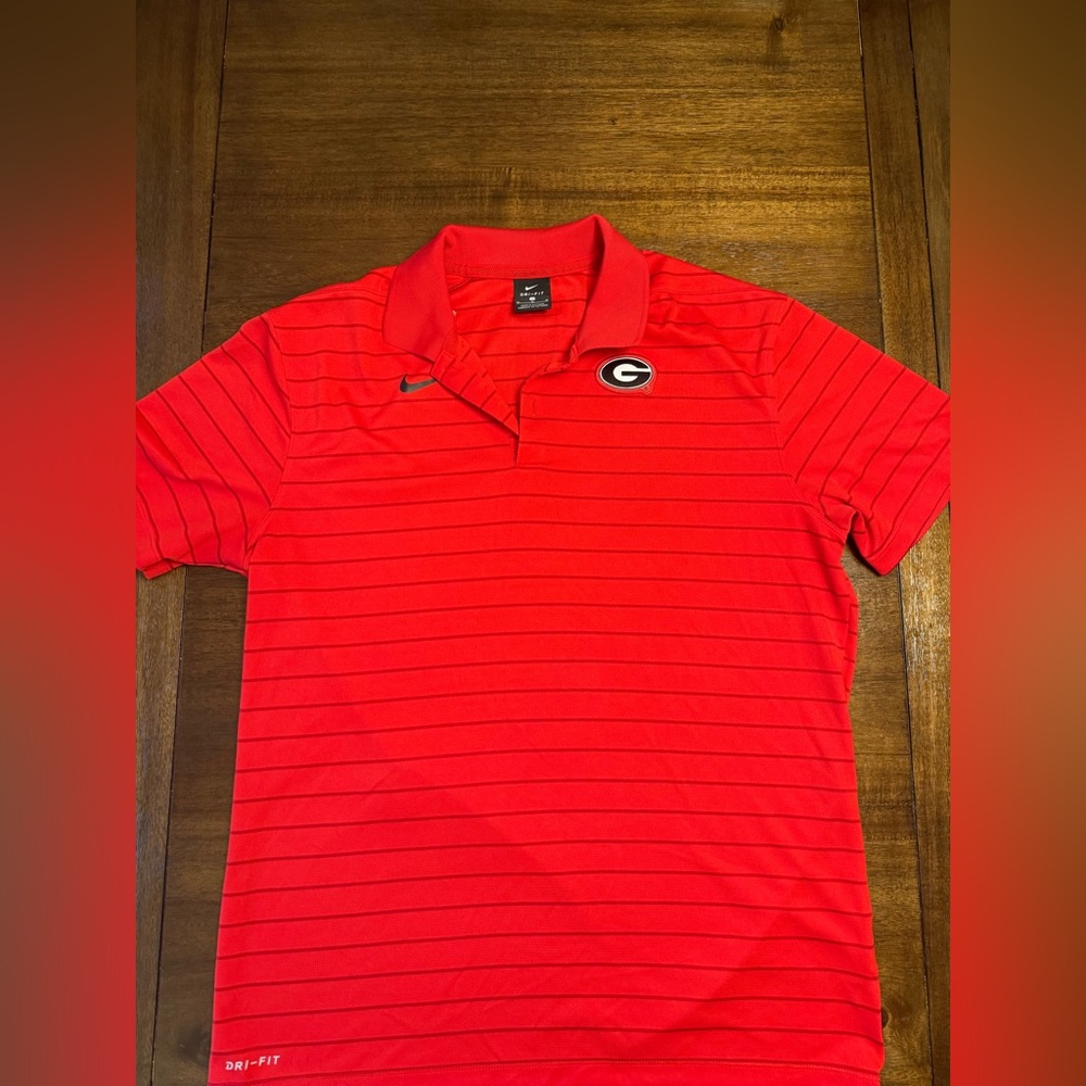 Nike Georgia Red Performance Polo Shirt
